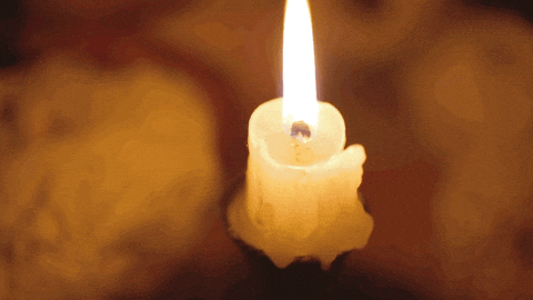 Small Candle With Chama GIF