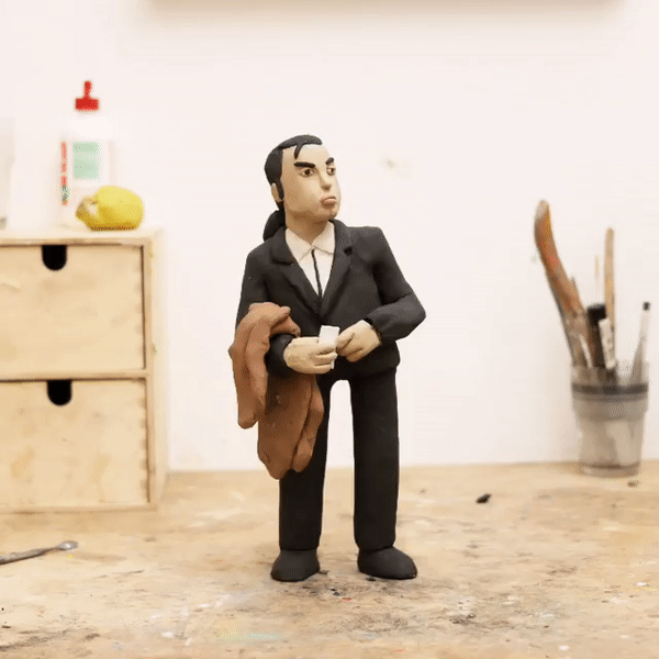 Small Confused Actor John Travolta GIF