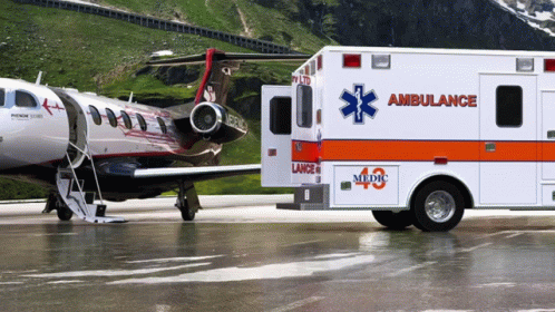 Small Plane Aerolite Medical Equipment GIF