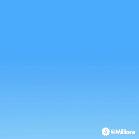 Small Plane Cloud Art GIF