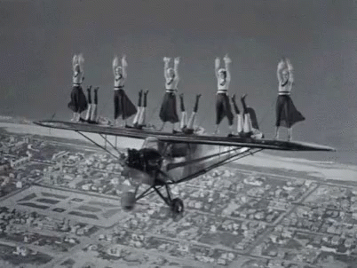 Small Plane Flying Down To Rio GIF