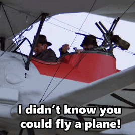 Small Plane Indiana Jones GIF