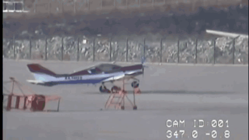 Small Plane Taking Off With Cam ID 001