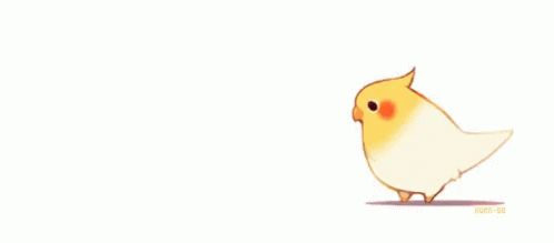 Small Yellow and White Bird Walking