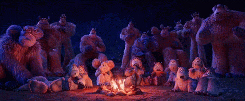 Smallfoot Campfire GIF