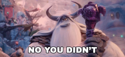 Smallfoot The Stonekeeper No You Didn't GIF