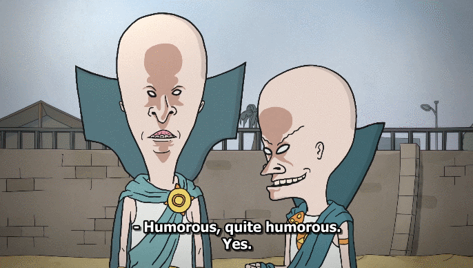 Smart Beavis And Butt Head GIF