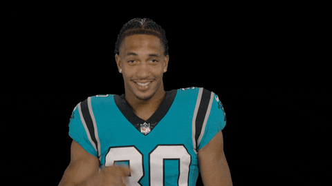 Smart Meme Chuba Hubbard Football Player GIF