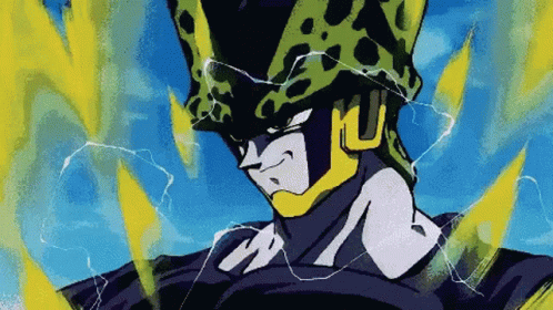 Smart Meme Dragon Ball Cell GIF