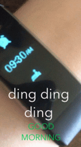 Smart Watch Ding Ding Ding Good Morning GIF