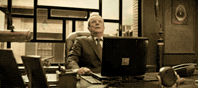 Aggravated Man Smashing Computer GIF