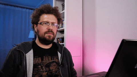 Smashing Computer Enraged Gamer GIF