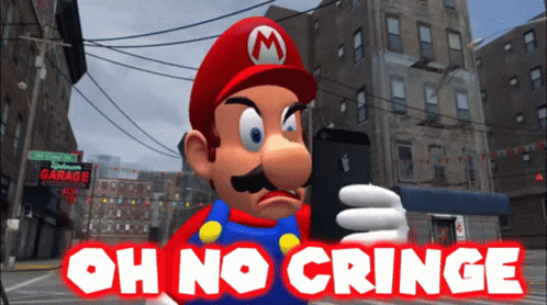 Smg4 Mario Cringe GIF