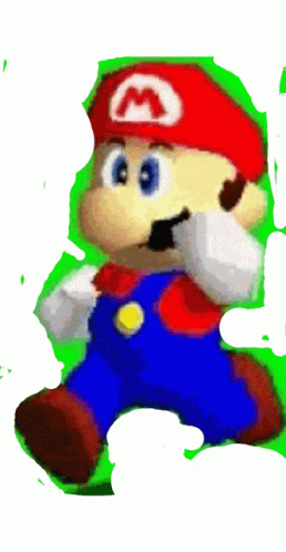 Smg4 Mario Running GIF