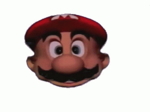 Smg4 Mario Shouting Head GIF