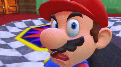 Smg4 Mario Very Angry Look GIF