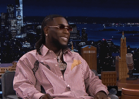 Smile And Wave Boys Burna Boy In Fallon GIF