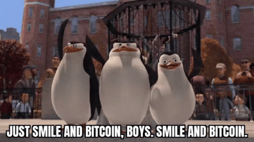 Smile And Wave Boys Madagascar Penguins Bitcoin GIF