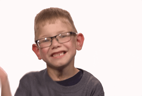 Smile And Wave Boys Nerdy Smiling Kid GIF