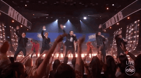 Smile And Wave Boys New Kids On The Block GIF