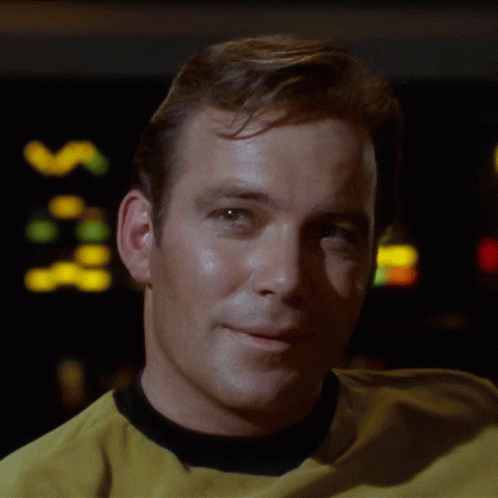Smile James T Kirk GIF