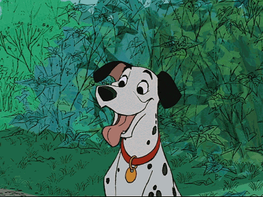 Smiley 101 Dalmatians Dog GIF