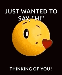 Smiley Blowing Kiss Saying Hi