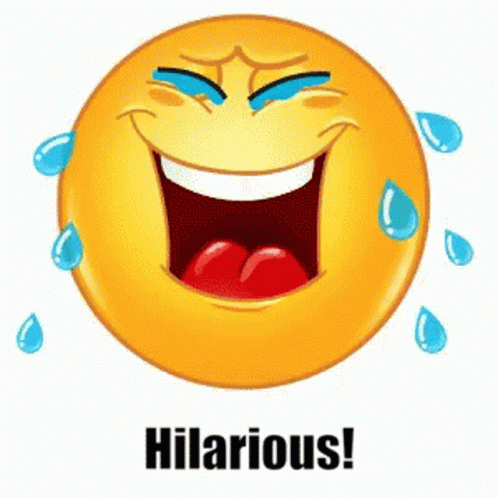 Smiley Face Crying Tears Saying Hilarious GIF
