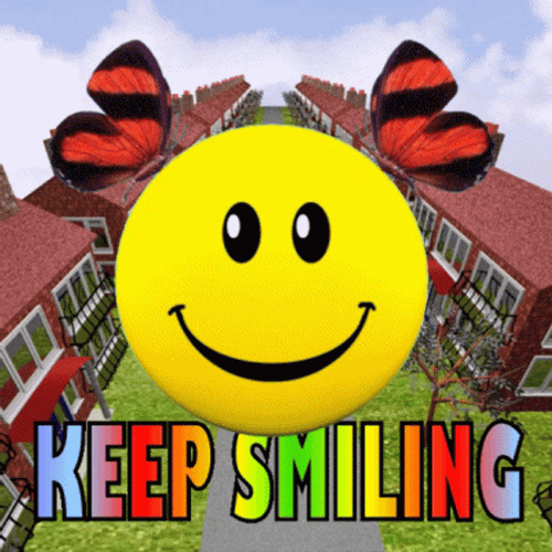 Smiley Face Emoji Reminder Keep Smiling GIF