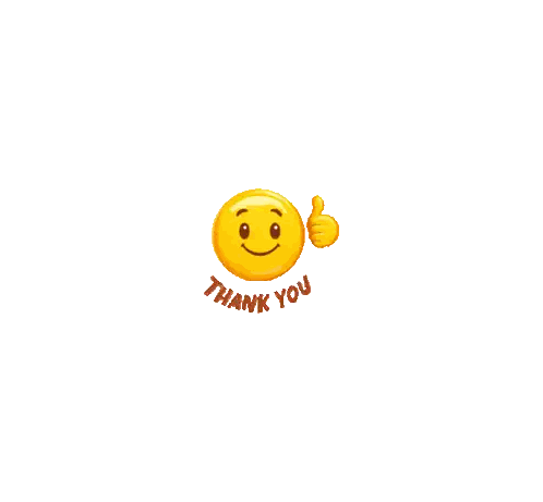 Smiley Face Giving Thumbs Up Thank You