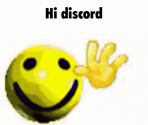 Smiley Face Hand Reaching Out Saying Hi Discord