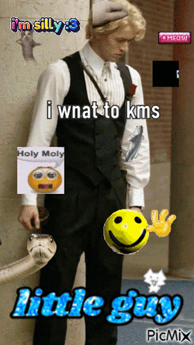 Smiley Face Man Saying Im Silly 3