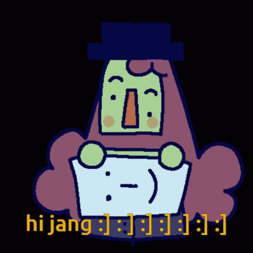 Smiley Face Saying Hi Jang GIF