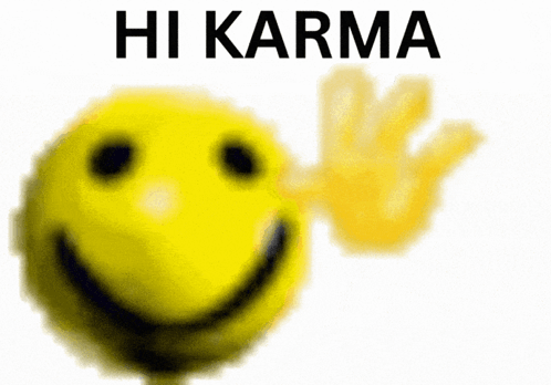 Smiley Face Saying Hi Karma GIF