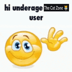 Smiley Face Saying Hi Underage User GIF