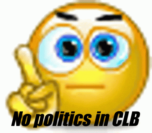 Smiley Face Saying No Politics