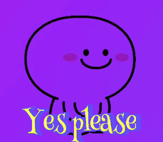 Smiley Face Says Yes Please GIF