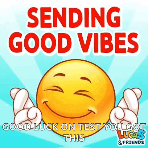 Smiley Face Sending Good Vibes