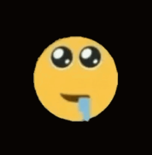 Smiley Face Tear from Mouth
