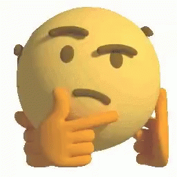 Smiley Face Thinking Thumbs Up GIF