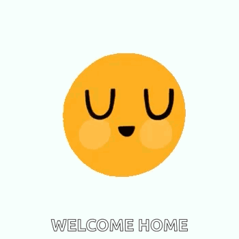 Smiley Face Wearing Sunglasses Welcome Home GIF