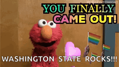 Smiley Face With Angel Wings Washington Gay You're Hot