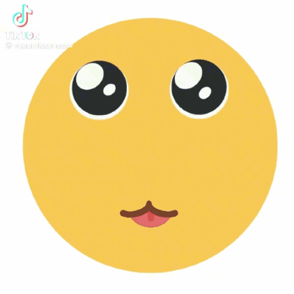 Smiley Face With Big Eyes And Tongue GIF