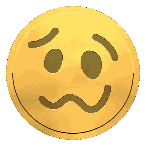 Smiley Face With Slight Smirk