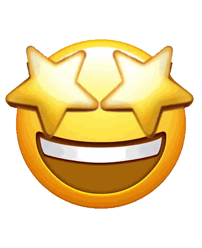 Smiley Face With Star Eyes