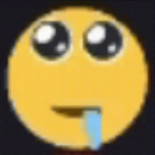 Smiley Face With Tear GIF