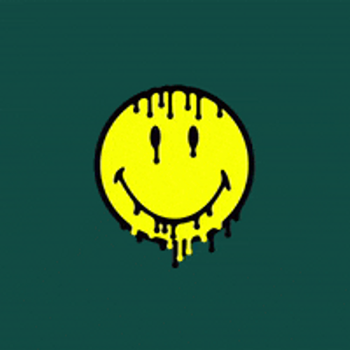 Smiley Melting Drip Face Emoji GIF