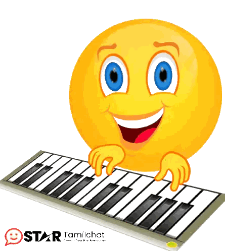 Smiley Playing Piano with TamilChat