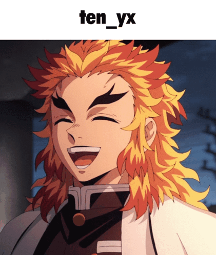Smiling Anime Character ten_yx
