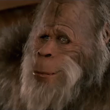 Smiling Big Foot GIF